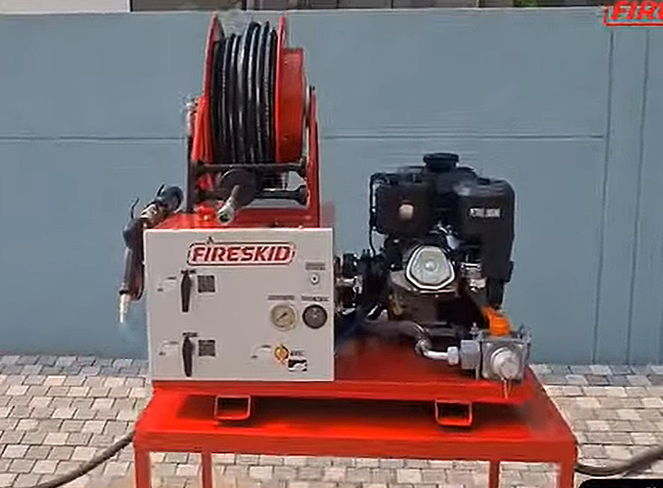 QRV Vehicle Base Frame Fire Fighting System 40 LPM @ 100 BAR | Fireskid