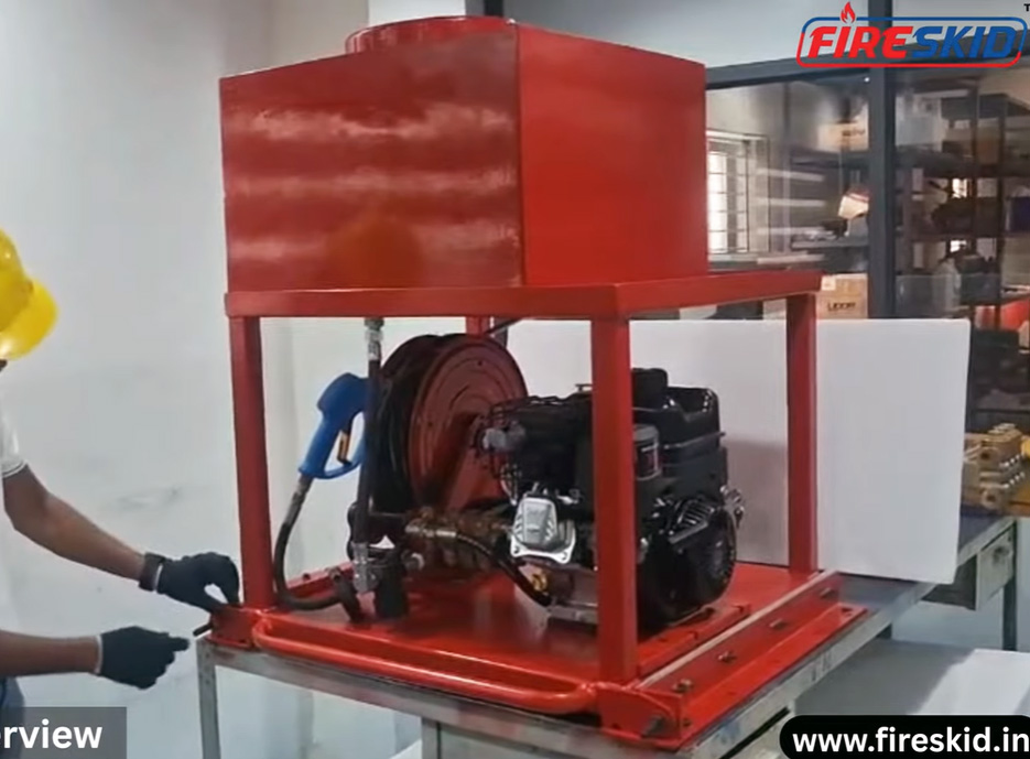 Slider Type Fire Fighting Water Mist System 9 LPM @ 120 BAR | Fireskid